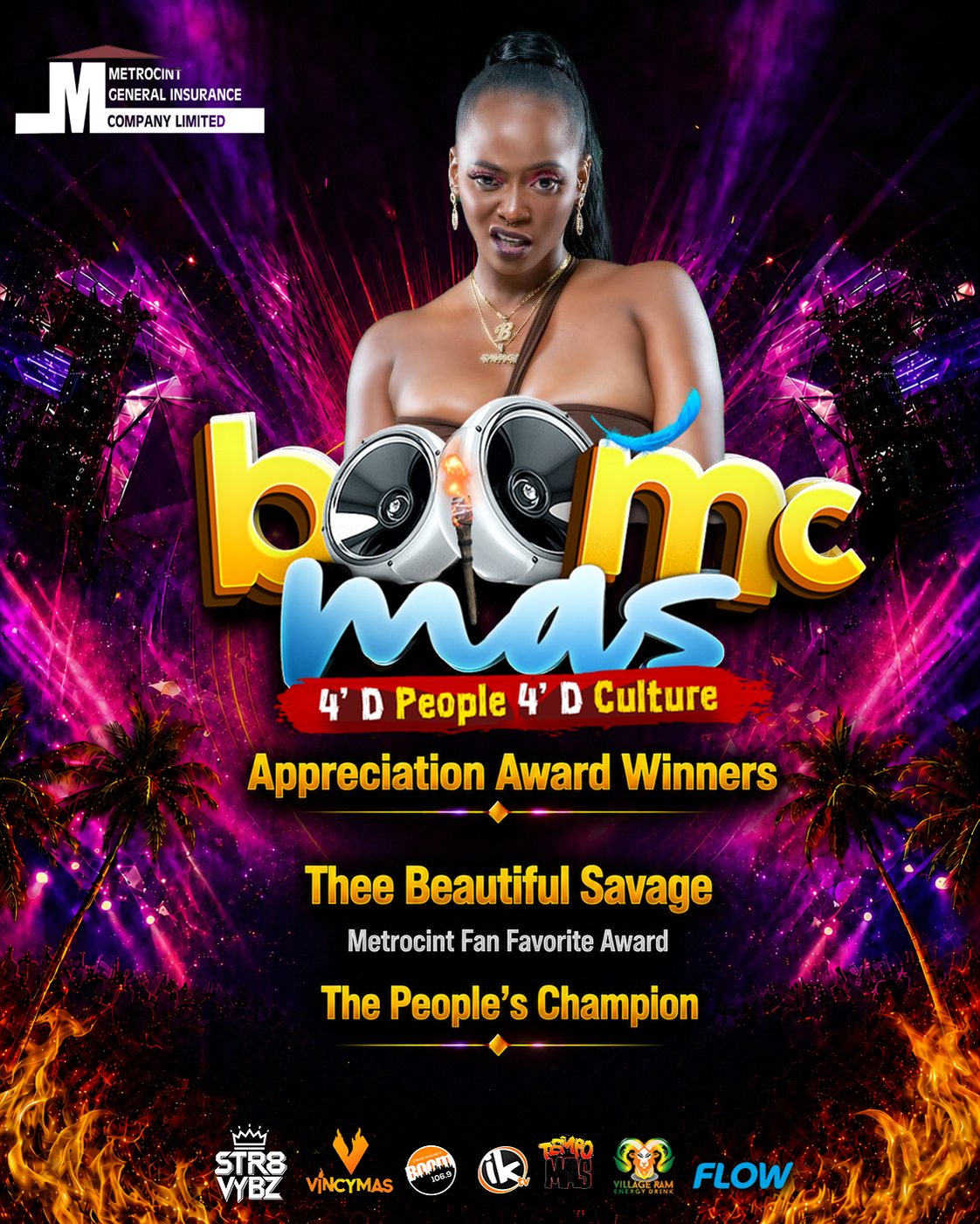 Thee Beautiful Savage, Metrocint Fan Favorite Award winner